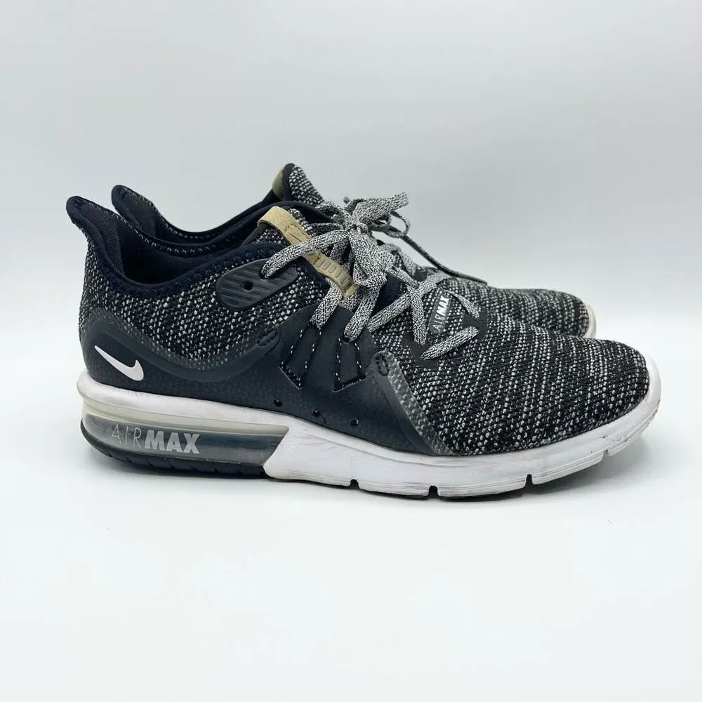 Nike Air Max Sequent 3 Dark Gray and Black - Women’s US 9 - Nike 908993–011